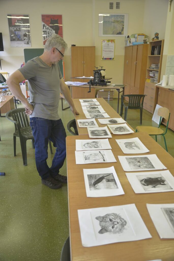 Warsztaty sucha igła / Workshops drypoint