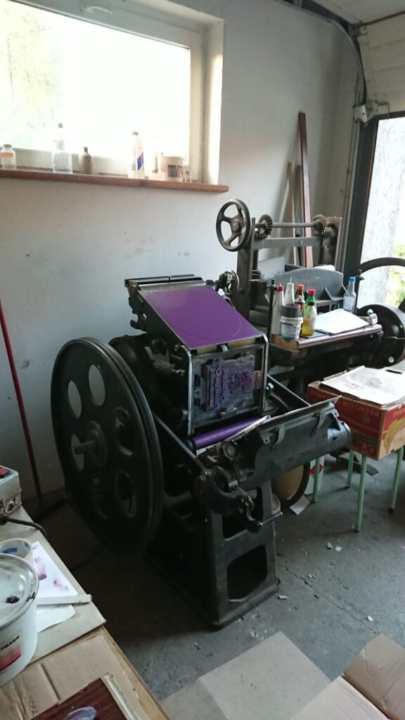 Vintage printing manufacture / Drukujemy nasze torby