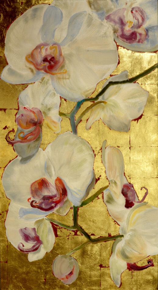 Orchidea No 4 — technika mieszana