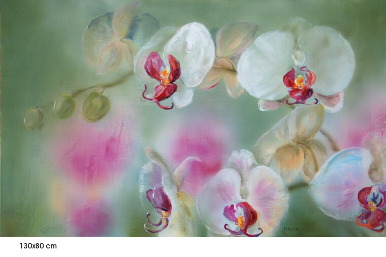 Orchidea No2 — technika mieszana
