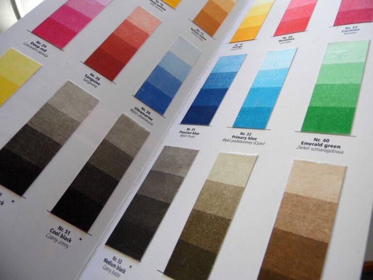Paleta farb RENESANS / Color palette - RENESANS